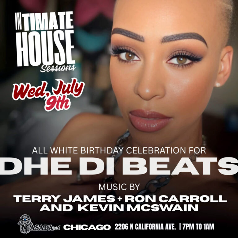Join us for a Special night of House. All white Birthday Celebration for Dhe Di. Beats.B TERRY JAMES | RON CARROLL | KEVIN MCSWAIN