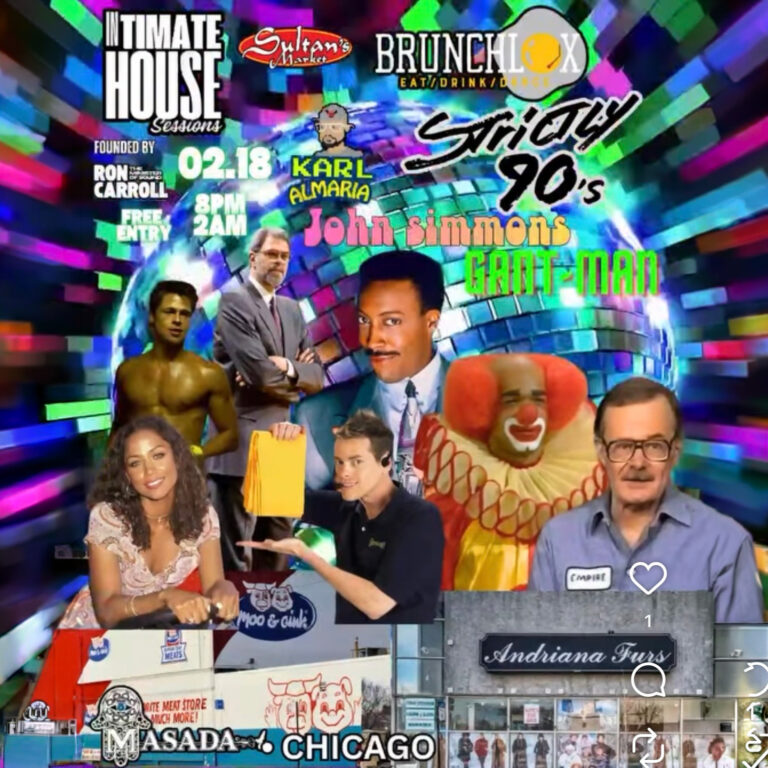 Brunchlox presents: Intimate House Session. Music by: KARL ALMARIA | JOHN SIMMONS | GANT-MAN